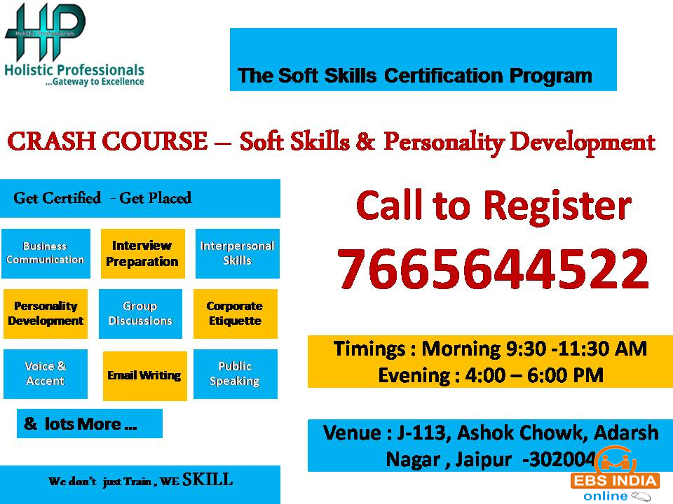 Soft Skills & Personality Development Training at Jaipur